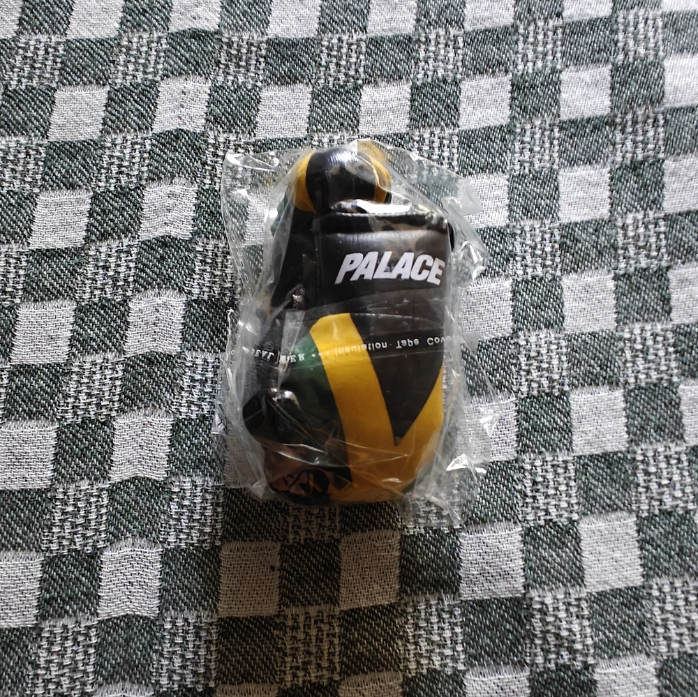 PALACE Black and Yellow Boxing Glove Keychain